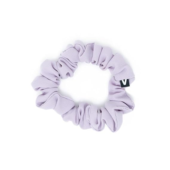 Velites Sports Scrunchie Hair Ties, Firm Hold, No Marks, Lilac