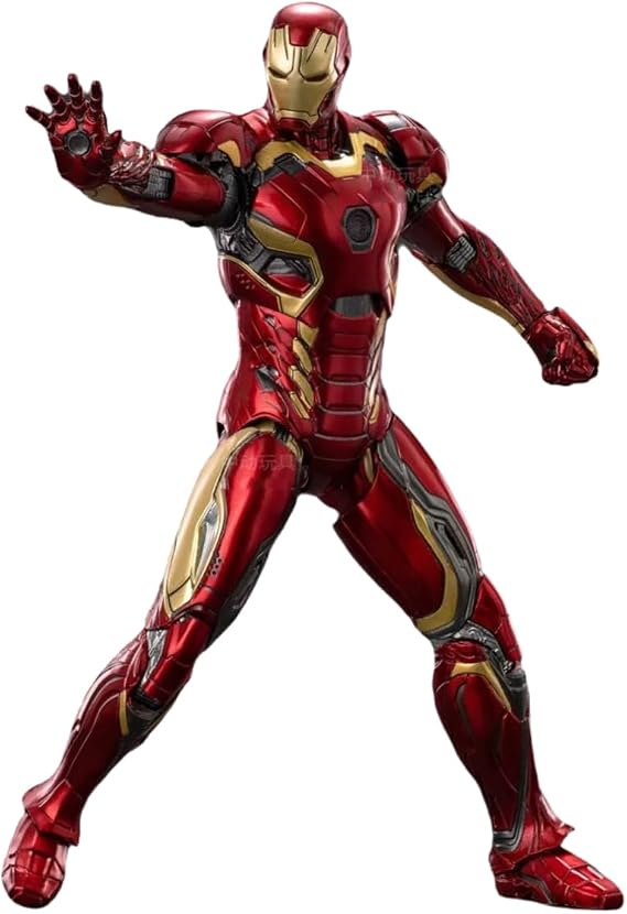 HiPlay ZD Toys Collectible Figure Full Set: Anniversary Series Non-Luminous Version: Iron Man MK45 (1906-45), 1:10 Scale Miniature Action Figurine BFGGTXMK45