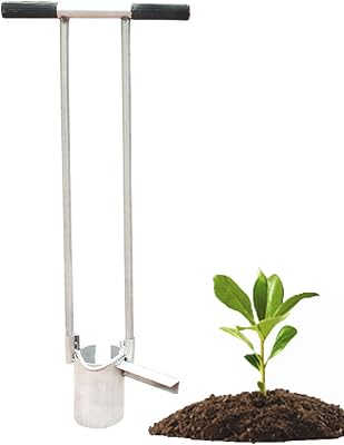 Bulb Planter Set, Garden Tool Bulb Planter Weeder Soil Sampler Sod Plugger Flower Planting Lawn Tool Enhanced Bottom Edge for Easier Penetration for Radish Lettuce Beets