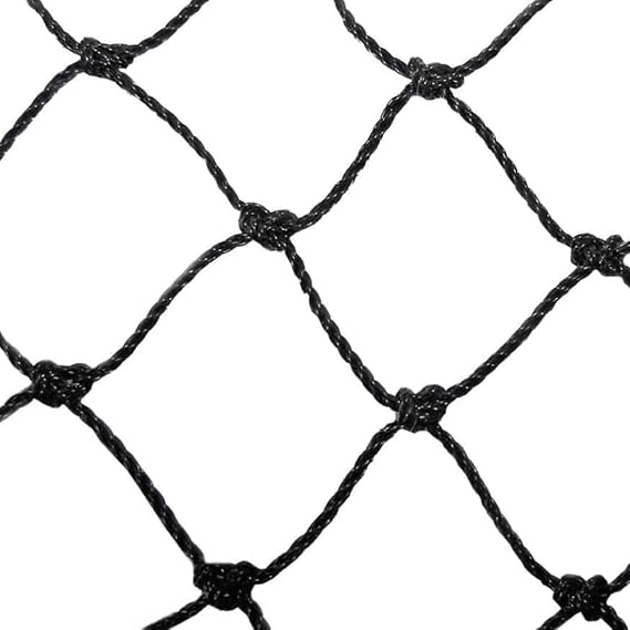 Bird-X PE-Plus Netting for Pigeons Sparrows Starlings 25x25 Feet Black