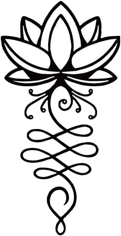 Mounteps Wall Art Black Metal Lotus Flower Wall Art | Mandala Wall Stickers & Decor | Zen Style Metal Wall Sculpture | Decorative Wall Hanging for Living Room, Bedroom, Yoga Room