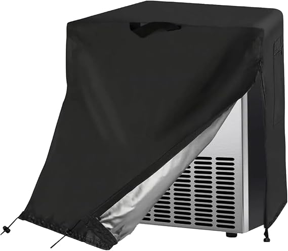 Ice Maker Cover Portable Dustproof Protector | Kitchen Ice Machine Cover for Home Indoor Offices Garage Patio Commercial Fryer