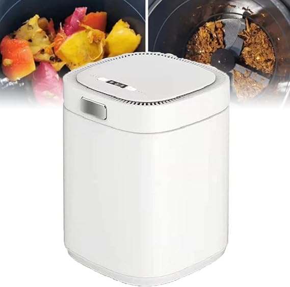 Smart Kitchen Waste Composter, Electric Kitchen Composter, Composting Bin for Home and Kitchen, Automatic Food Waste Cycler, Transform Garbage
