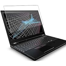 Anti Blue Light Tempered Glass Screen Protector Film, compatible with Lenovo ThinkPad P52 15.6" (Active Area Cover Only) Protective Protectors Guard