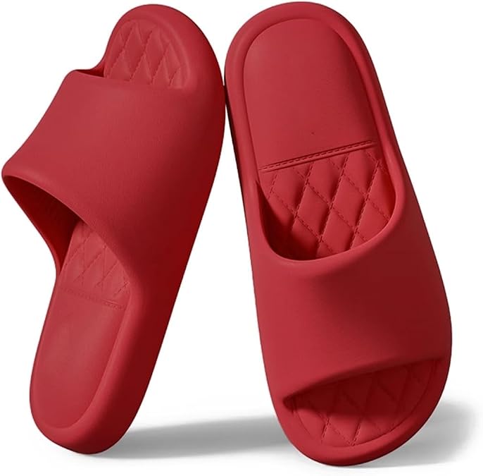 Non-Slip Shower Shoes for Men & Women - House Slippers with Arch Support Quick-Drying, Non-Slip - Cloud Slides Sandals Pool - Perfect for Home, Beach, and Travel