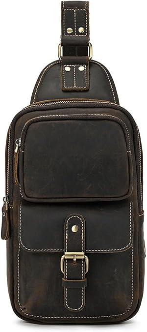Large Capacity Vintage Backpack Crossbody Bag Sports Shoulder Bag