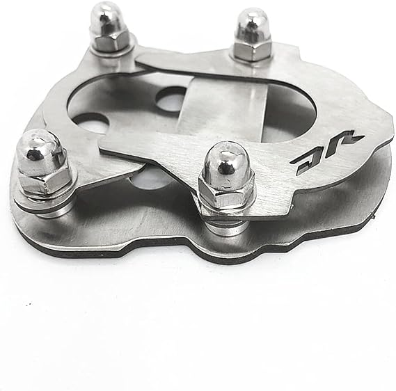 Motorcycle kickstand pad support Stand Plate Side Stand Enlarge Pad Extension Compatible with Suzuki DR650 DR650SE DR650S 1996-2021