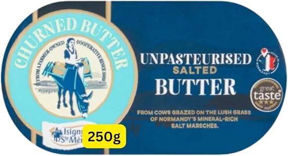French Unpasteurised Salted Butter 250g IsignySainte-Mere (1x250g)