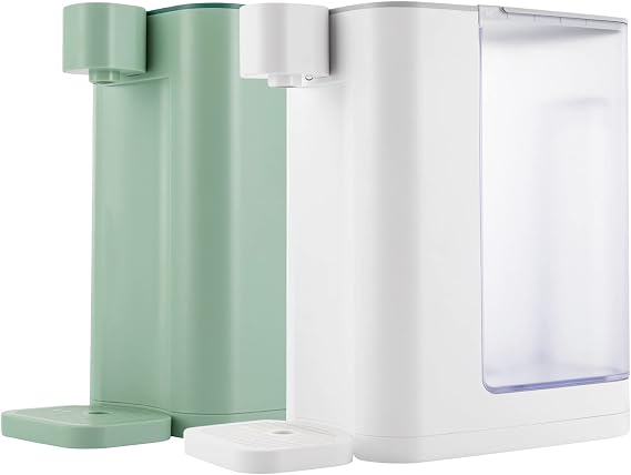 Instant Hot Water Dispenser 102oz - 3-Second Heating, 5 Temp Settings & Safety Lock, 1600W Electric Kettle for Coffee/Tea, Office Home Use, White or Green (US Plug) (white)