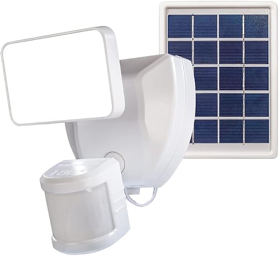 Heath/Zenith HZConnect Outdoor Wi-Fi Connected Solar Powered Motion LED Security Light, White