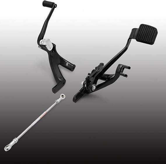 Black Aluminum Forward Control Foot Pegs For Harley Softail 2018-2023 Street Bob FXBB 114 FXBBS Low Rider FXLR 117 FXLR 107