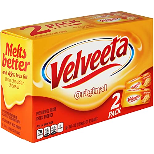 Velveeta Original Cheese 32 Ounce, 2 Count
