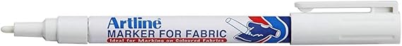 Artline White Fabric Marker (1 Marker)
