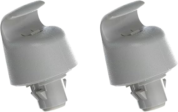 96409-3JA0A Sun Visor Retainer Clip Holder Latch Lock Compatible with N-issan Trail T32 Altima Murano Pathfinder Teana Rogue Titan Armada 96409-5HA0A (Gray 2Pcs)