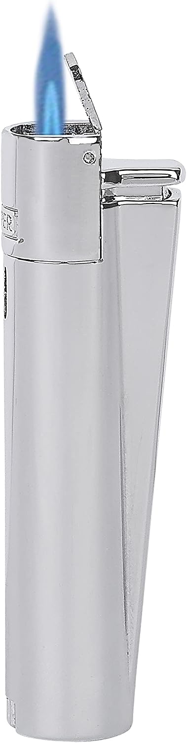 Clipper Gas lighter clip metal jet turbo jet, rechargeable, wind resistant