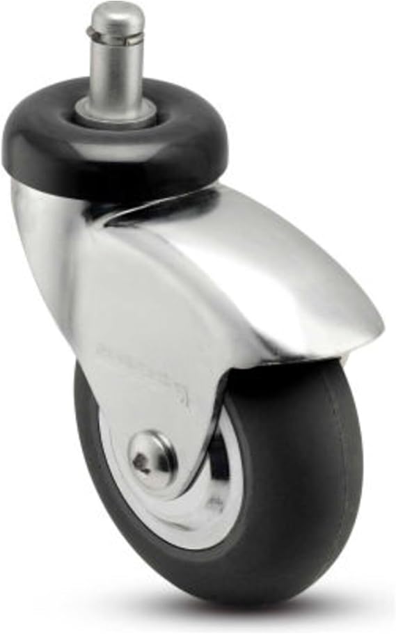 Stem Caster,Swivel,3" Wheel Dia.