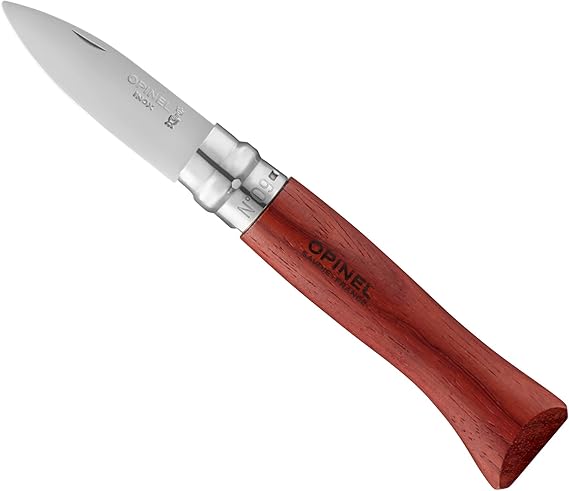 Opinel 001681 Oyster Knife, Oyster Knife, Bore, Shell Knife, Blade Length: 2.6 inches 6.5 cm, Total Length: 7.3 inches 18.5 cm, Oyster & 001681