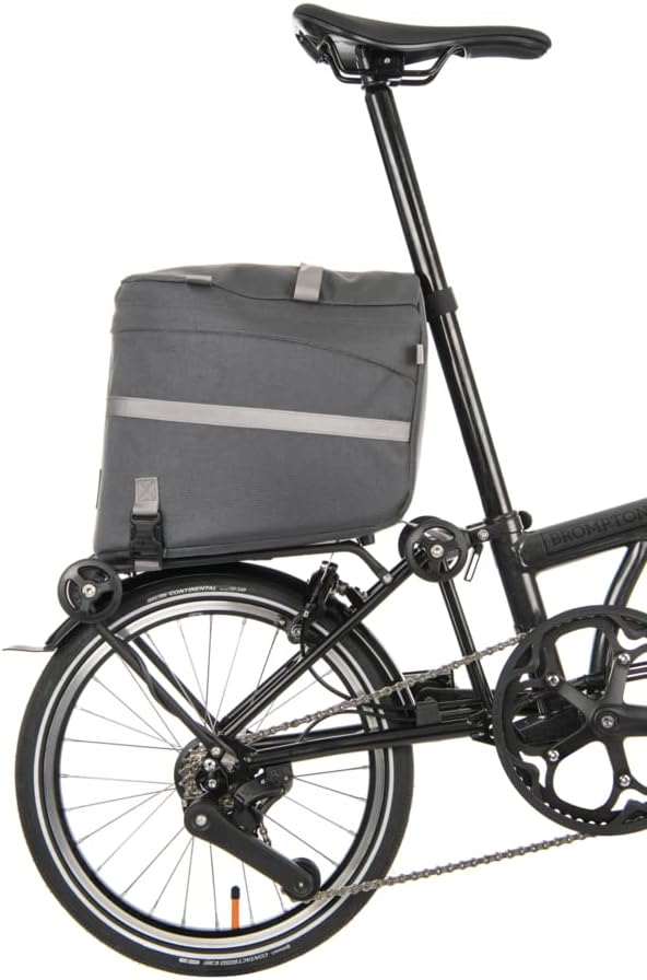Brompton Borough Roller Rack Bag, Dark Gray