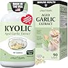 Maxi Health Kyolic Organic Garlic Supplement - Kosher Garlic Tablets with Kyolic Aged Garlic Extract for Immune Support - Vegetarian Garlic Pills (180 Count)