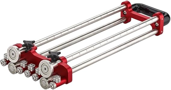 Malco FS2F350 2-Station Metal Roofing Bender (350mm) 0100 Sheet Metal Bending Tool, Adjustable Rollers (.51mm), Includes IP67 Waterproof Case, Portable Field Bender for Standing Seam & Flashing