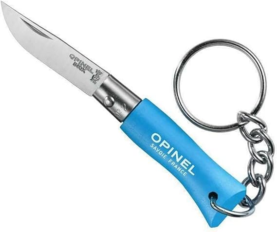 Opinel O002270 Llavero N°02 Azul Cian Cyan 8.3 cm