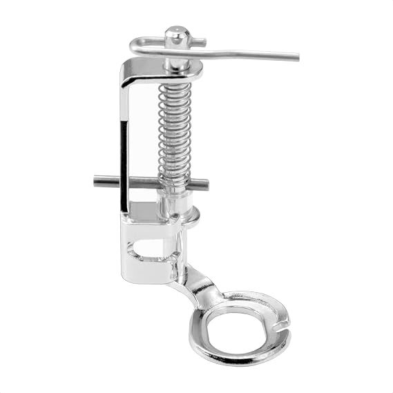 FIKLOTA Large Metal Free Motion Quilting Darning Presser Foot | For Singer, Brother, Janome, Juki, Babylock, Elna, Kenmore, White, Necchi, Simplicity, Euro-Pro, and More Sewing Machines