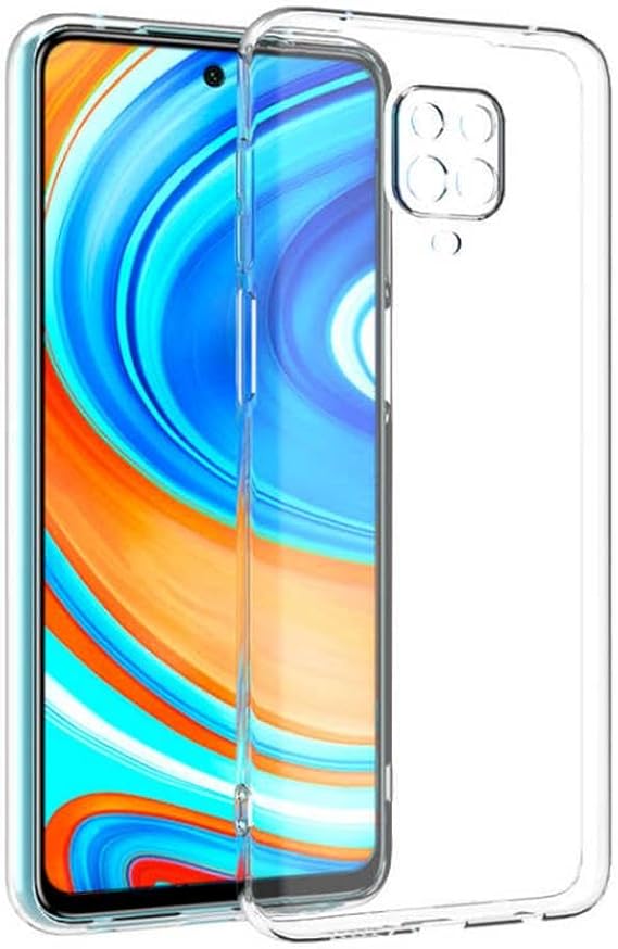 Bzontech Xiaomi Redmi Note 9 Pro ile Uyumlu Kılıf Şeffaf Kamera Korumalı 3D