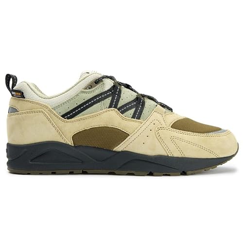 Karhu Fusion 2.0 CORDURA Pale Olive Green  Jet Black | Retro sneakers
