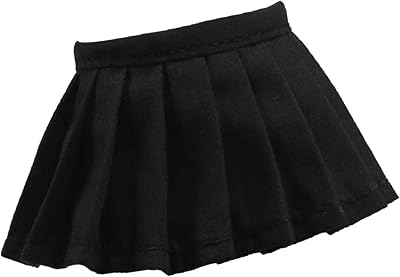 112 Female Doll Outfit for Collectible Action Figures, Black Skirt
