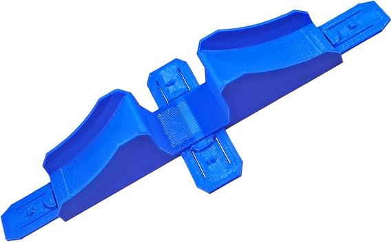 Cross Shape Racetrack Connectors with Ramp Compatible with Hot Wheels Track, Track Builder Pieces, 1 Pack