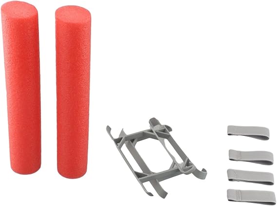 Water Landing Gear Floating Landing Bracket Extension Training Kit For DJI for MINI 3 Pro for MINI 4 Pro Heightening Tripod Skid Float Set With Buoyancy Rod Red Grey