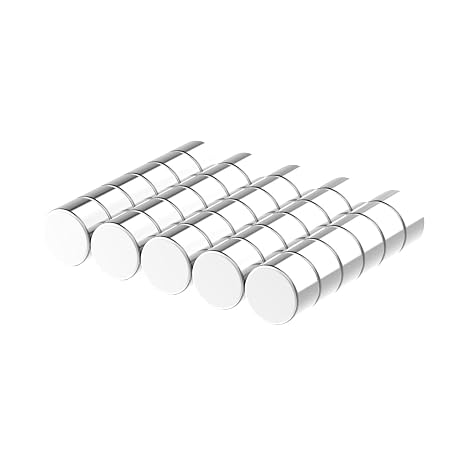 N52-3/8 D x 1/4" H - 30 Pack, Powerful Rare Earth Magnets, Mighty Strong Neodymium Disc Magnet, Round Fridge Magnets, Refrigerator Magnet for Whiteboard, Locker, DIY Building Scientific