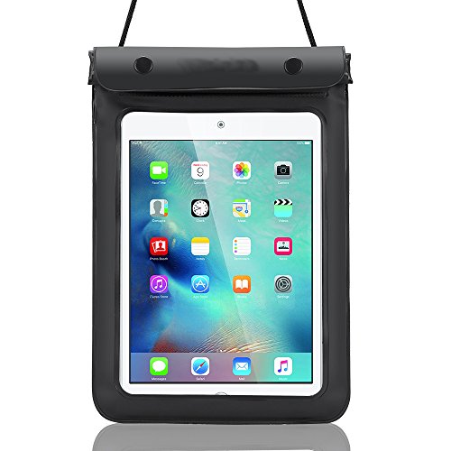 Universal 7-8 Inch Waterproof Tablet Case Dry Bag Pouch fit for iPad mini A17 Pro, iPad Mini 65432, Samsung Tab 543, Galaxy Tab A7 Lite 8.7, Tab S2Tab ETab A 8.0, Fire HD 87, ZenPad Z8s 7.9