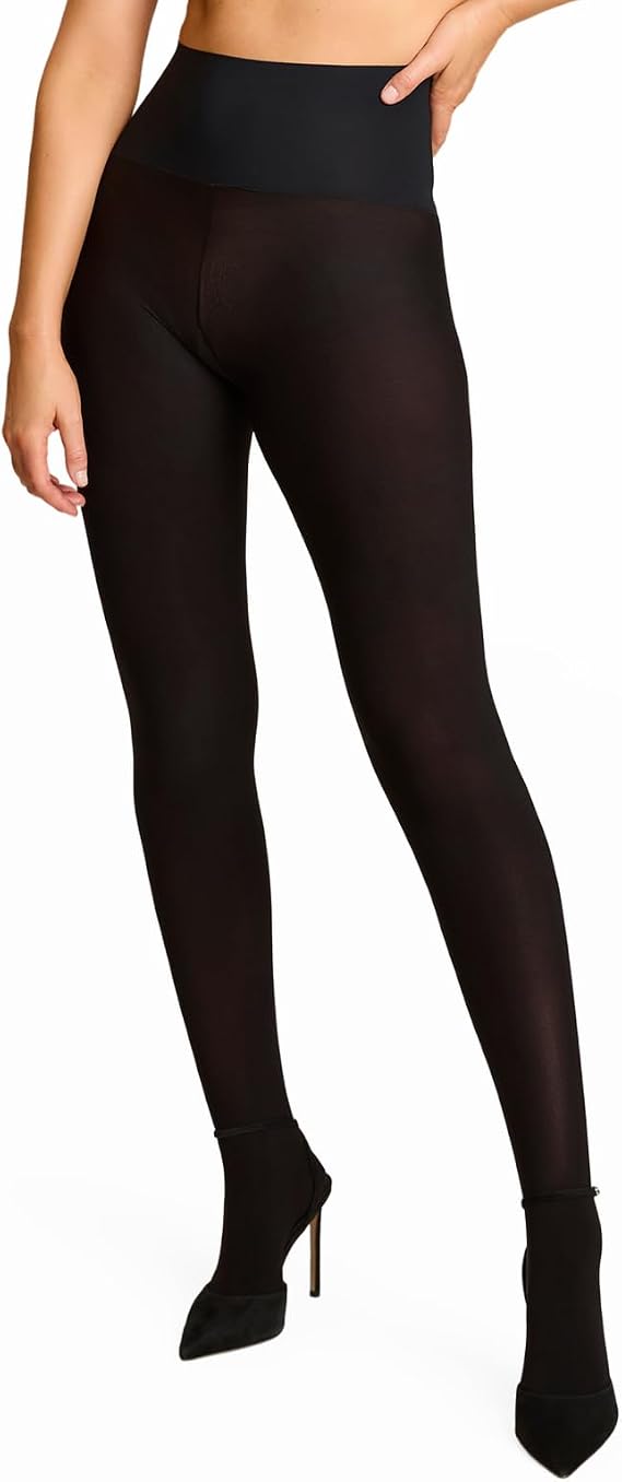 commando Women's Fleece Lined Opaque Tights