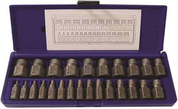 IRWIN Screw Extractor Set, Hex Head, Multi-Spline, 25-Piece (53227)