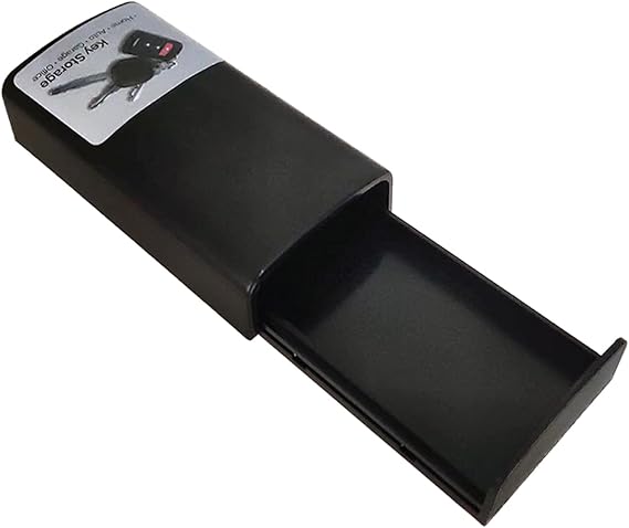 Magnetic Key Box Hide a Key Outside Strong Magnet Spare Key Hider Secret Key Holder Under Car for Car Home Garage Office Safe Emergency Key Case