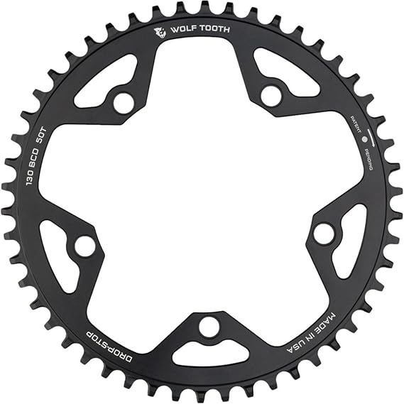 Wolf Tooth Components Drop Stop B 130 BCD Chainring 38T