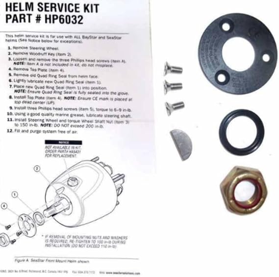 Dometic Seastar Service Kit for Seastar Helms, HP6032