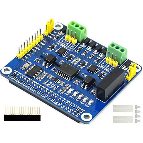 Waveshare 2-Channel Isolated RS485 Expansion HAT, SC16IS752SP3485 Dual Chip, SPI to RS485, Up to 921600bps, Raspberry Pi 4B3B3B2BZeroZero W HAT