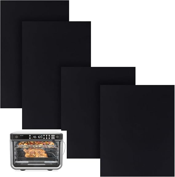 Non-stick Reusable Air Fryer Oven Liners for Ninja DT201/DT251(2+2pcs)