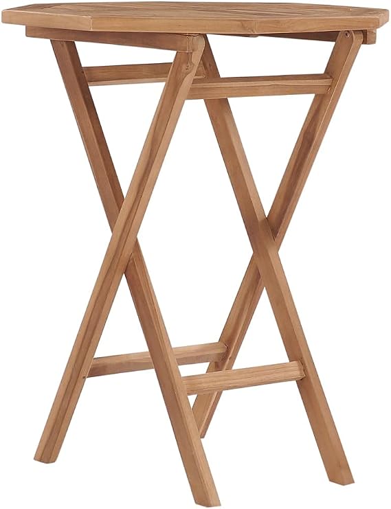 Teak Wood Folding Garden Table - Outdoor Furniture for Patio, Deck | 60x60x75 cm Model48995