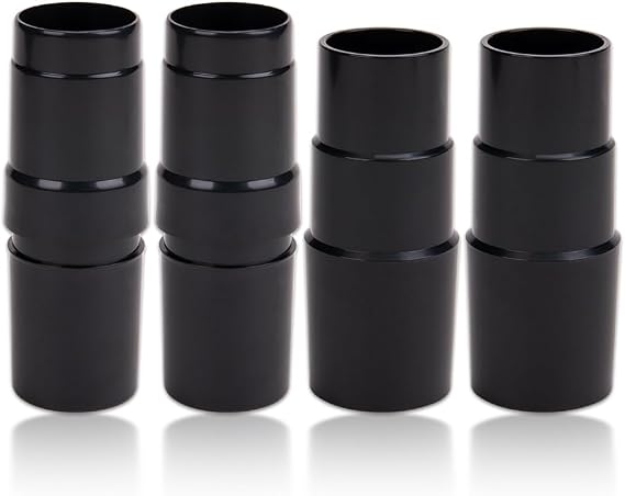 Set of 4 Universal 35mm to 32mm Home Vacuum Cleaner Hose Adapter Converter Replacement Connector Help 1-3/8'' Tube To Fit 1-1/4'' Brush Head
