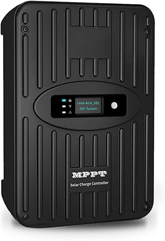40A MPPT Solar Charge Controller 12V/24V DC Auto Max.PV 100A 40 amp Solar Panel Charge Regulator fit for Sealed, Gel, Flooded, User and LiFePO4, Ternary Lithium Batteries