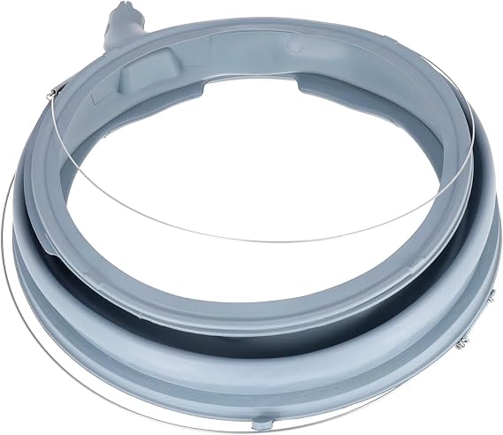 OEM BOSCH 20007273 Washer Door Boot Gasket with Fastening Rings | Replaces 00772658 4997390 00680768 680768 772658 20006036 PD00094191