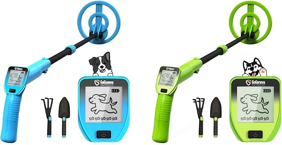 2Pcs New Metal Detectors Kit, Blue+Green