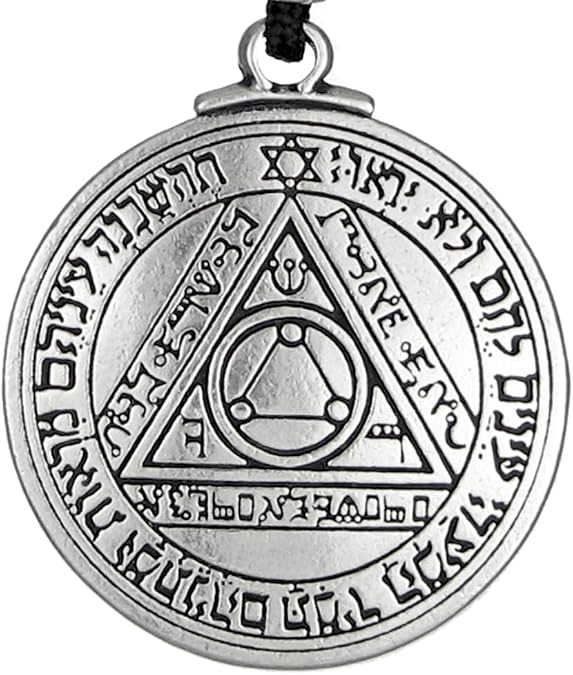 Pentacle of the Sun Talisman Key of Solomon Greater Health Amulet Necklace