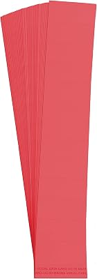 Magna Visual 1316 x 2 Data Cards 1000 Pack fits 1 x 2 Data Card Holders Salmon