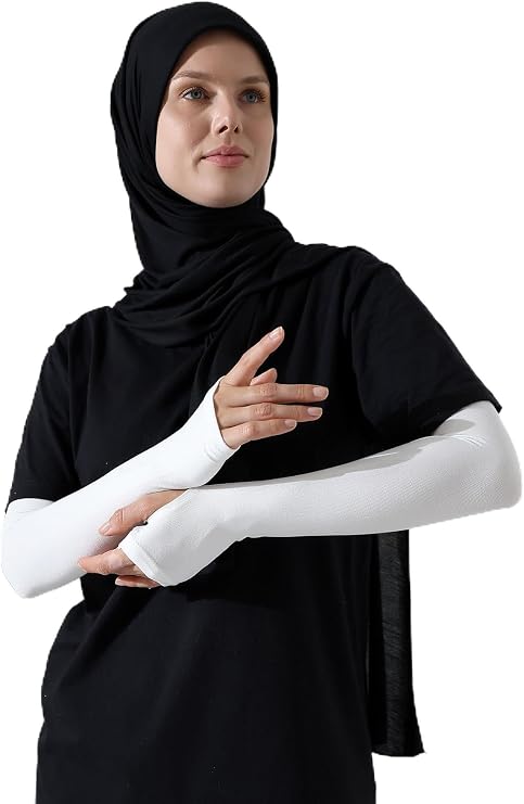 ihvan online, Hijab Sleeves for Women, Muslim Arm Sleeve for Prayer, Women's Soft Stretchy Modest Sleeves to Cover Arms
