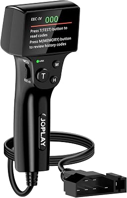 JOPLAY OBD1 Code Reader Compatible with Ford, 2 in 1 Digital OBD 1 Scanner with Built-in Reinforced Pins and 9 Feet Cable OBD 1 Scan Tool Compatible with Ford, Lincoln, Mercury from 1981-1995