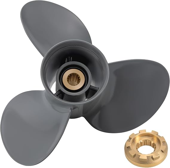 Aluminum 15.5X17 Outboard Boat Propeller fit Honda Engines BF115/135/150/200/225/250HP 15 Spline Tooth OEM 58130-ZY3-017AH 15 1/2x17 Prop RH
